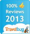 Amber House was awarded 100% Guest Rating in the 2013 TRAVELBUG ACCOMMODATION AWARDS BASED ON BOOKINGS AND POSITIVE CUSTOMER REVIEWS THROUGHOUT 2012