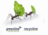 KÖMMERLING green ants carrying green leaves