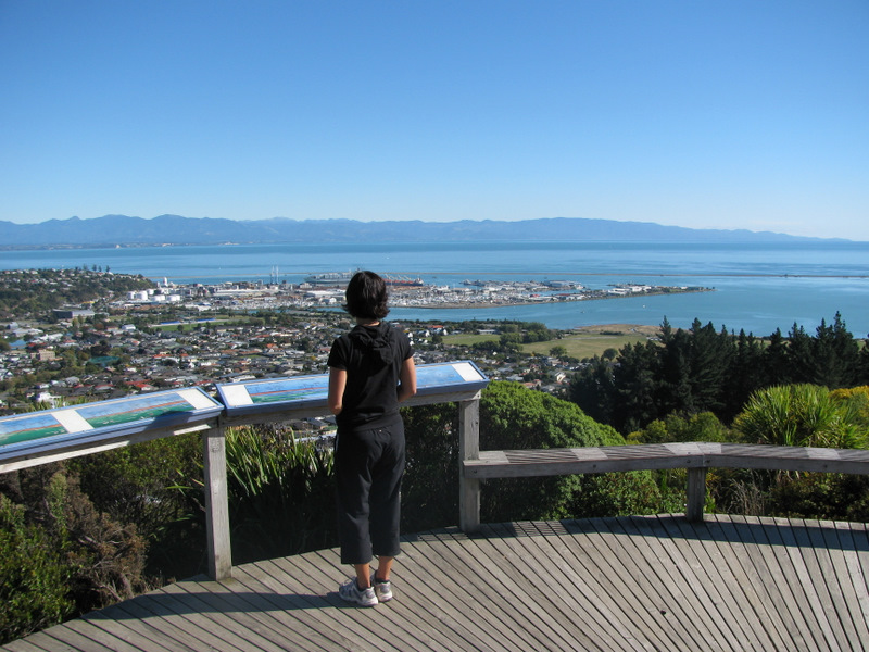 Photo of the fine view from the Centre of New Zealand monument